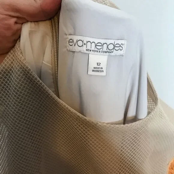 Eva mendes fringe sequin fit‎ and flare dress - Picture 6 of 8